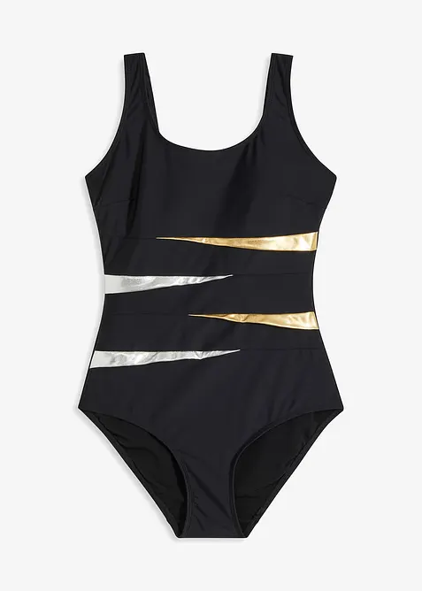 Shape-badedrakt med innfellinger, sterkt formende, bonprix