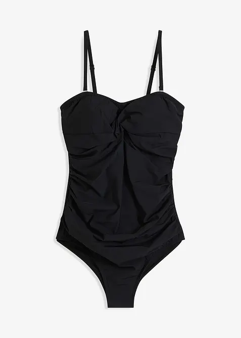 Shape-badedrakt i omslagslook, middels formende, bonprix