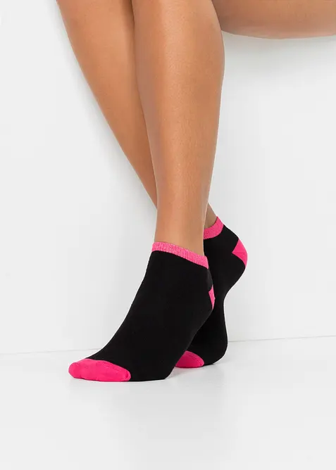 Sneakerssokker med økologisk bomull og ukedager (8-pack), bonprix