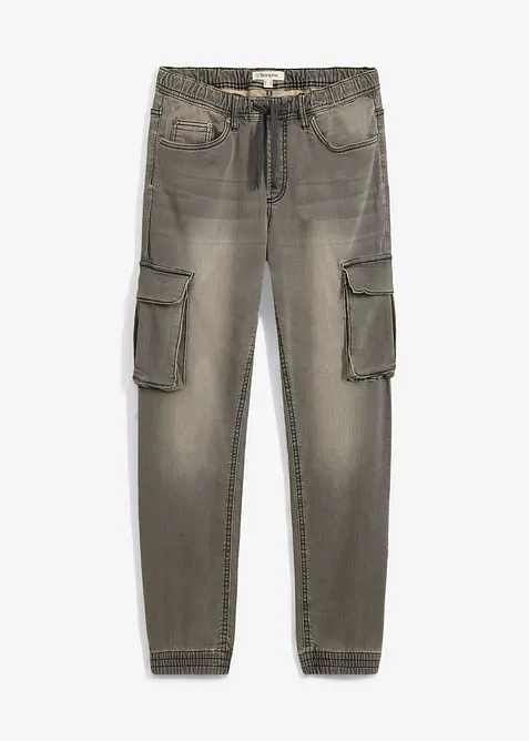 Slim Fit pull-on sweatjeans, Straight, bonprix