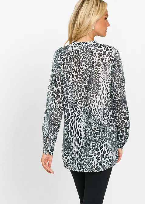 Lang chiffonbluse, bonprix