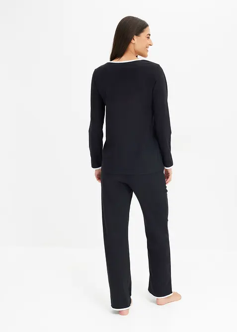 Pyjamas i 100% bomull, bonprix