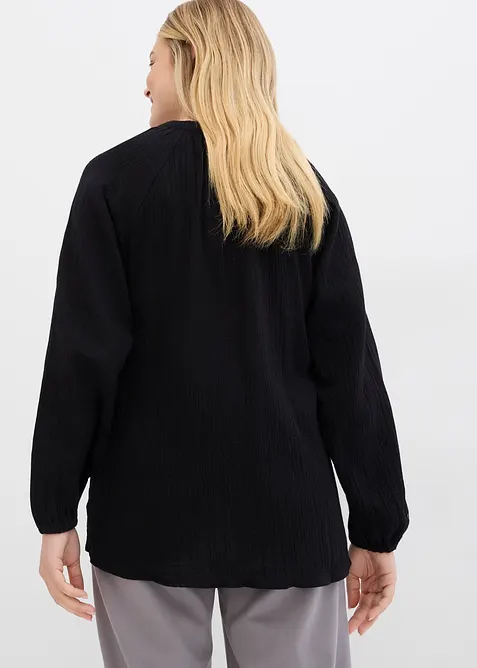 Lang tunika i musselin, bonprix