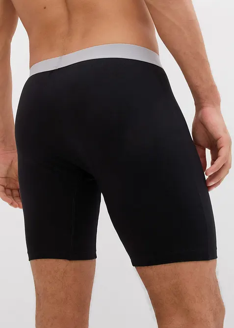 Boksershorts i ettersittende modell med lengre ben (3-pack), bonprix
