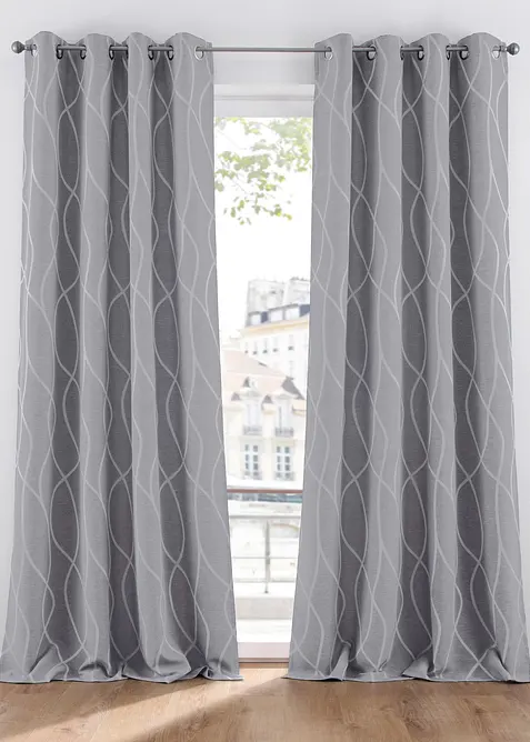 Jacquard-gardin (1 stk.), bonprix