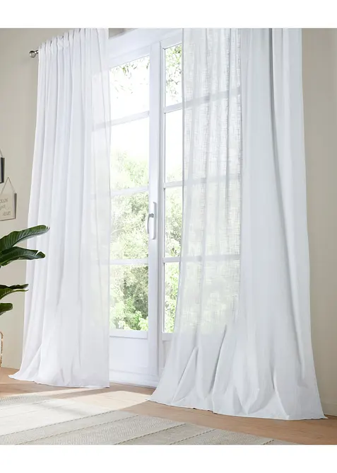 Gardin i &oslash;kologisk bomull (1-pack), bonprix