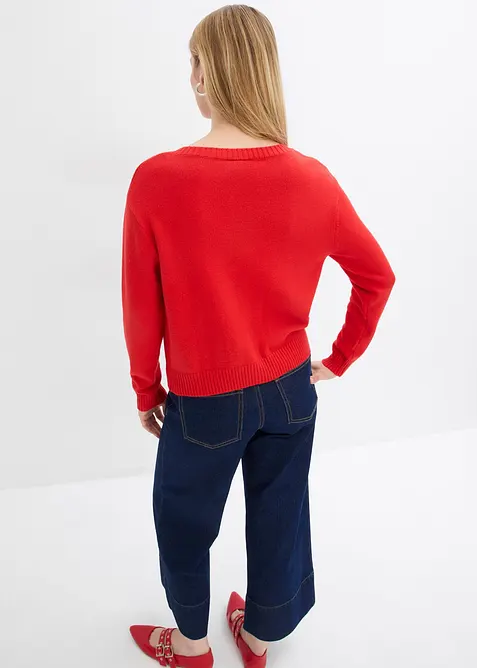 Cardigan med lommer, bonprix