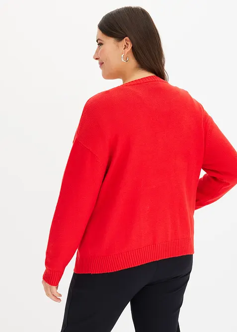 Cardigan med lommer, bonprix