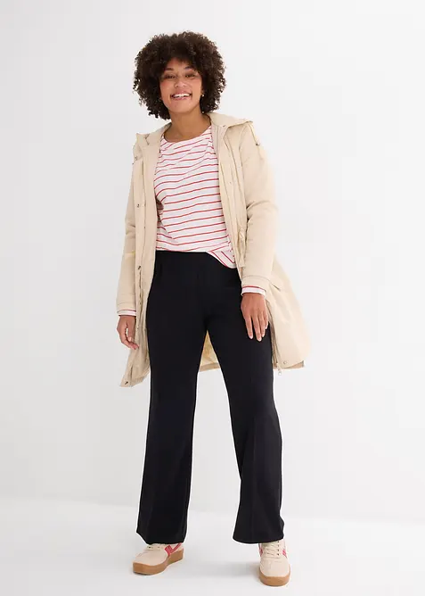 Langermet topp i ren &oslash;kologisk bomull, bonprix