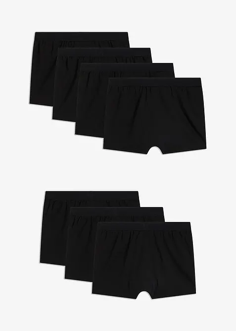 Boksershorts med myk bomull (7-pack), bonprix