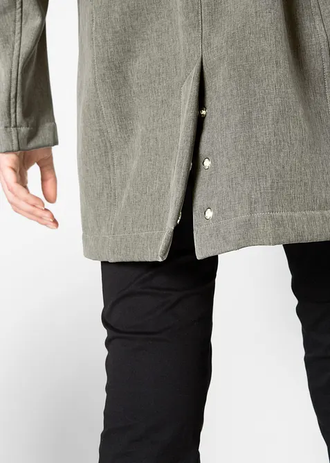 Softshell-parkas med hette, bonprix