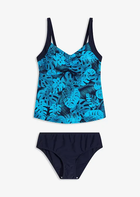 Tankini (2-delt sett) med rynking, bonprix