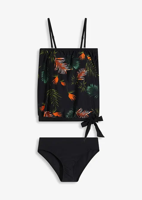 Bandeau-tankini med Multiway-skulderbånd (2-delt sett), bonprix