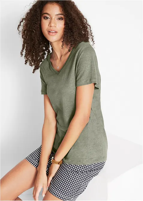 Topp i 100% lin, bonprix