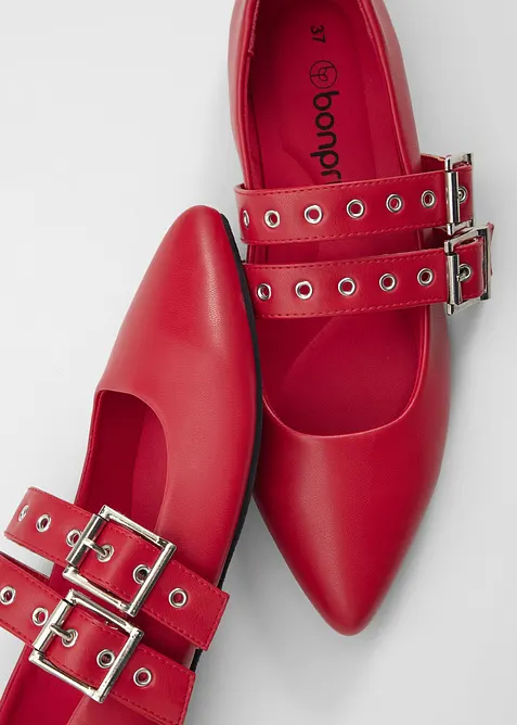 Mary Janes med polstret innersåle, bonprix