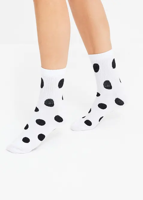 Tennissokker med &oslash;kologisk bomull (5-pack), bonprix