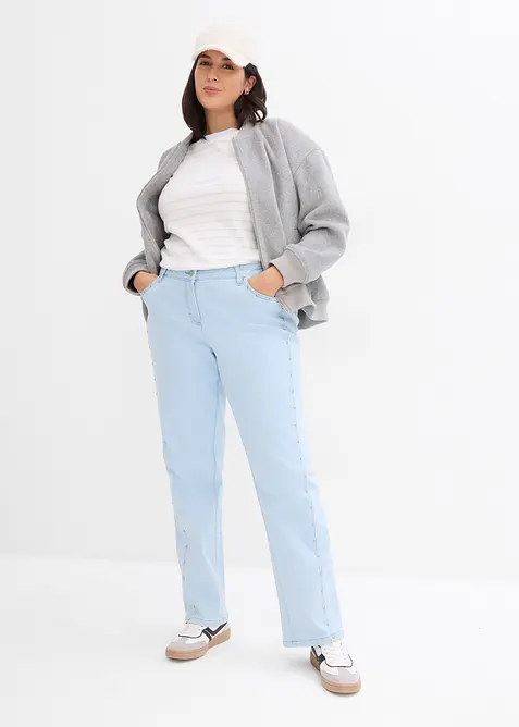 T-skjorte i formstabil, 100% økologisk bomull, bonprix