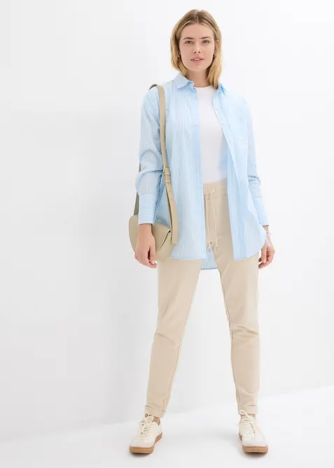 Pull on-bukse i viskosemiks, bonprix