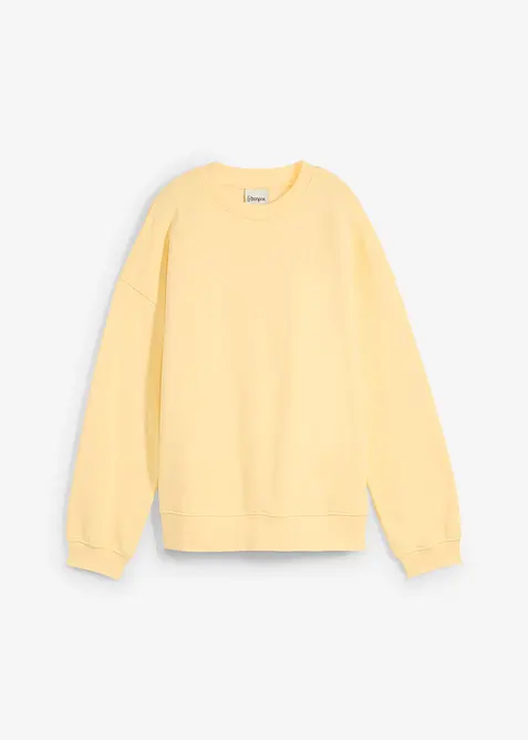 Oversized sweatshirt i 100% bomull, bonprix