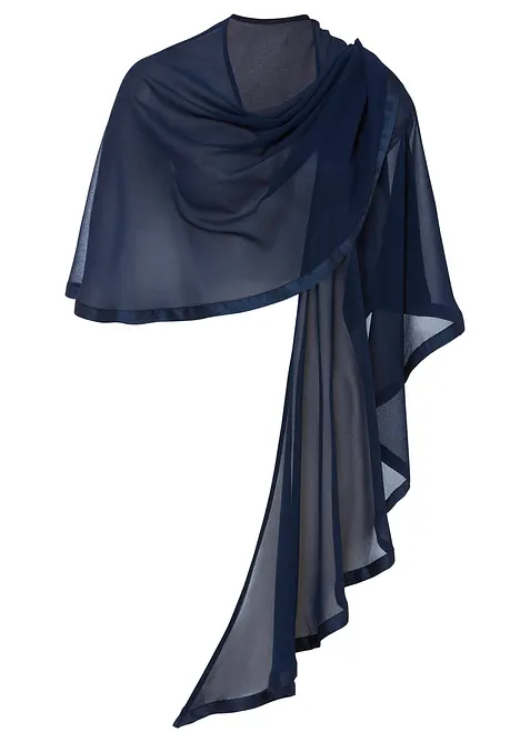 Stola med fin satengdetalj, bonprix