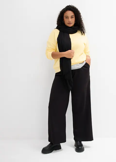 Oversized sweatshirt i 100% bomull, bonprix