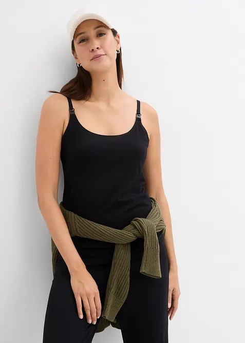 Ammetopper i &oslash;kologisk bomull (2-pack), bonprix