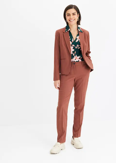 Bluse i lett viskose med print, bonprix