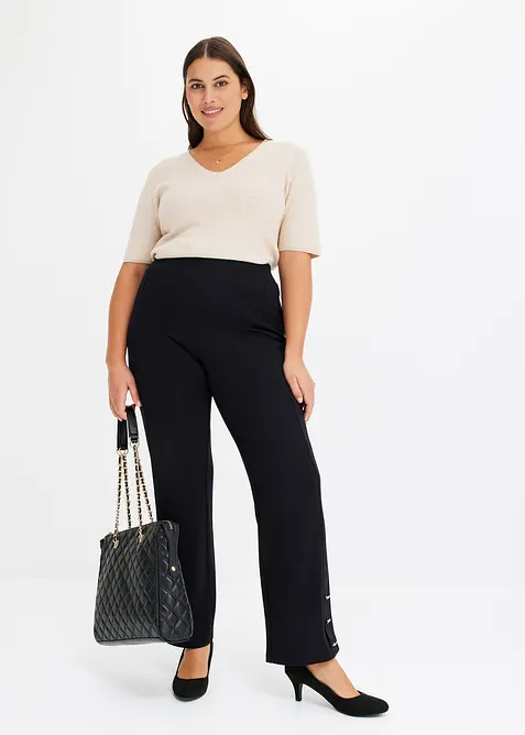 Trikotbukse i Punto di Roma-materiale, bonprix