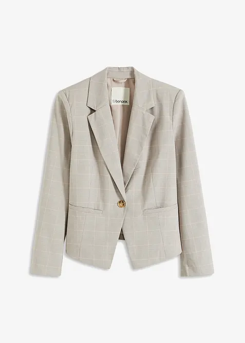 Blazer med glencheck-ruter, bonprix