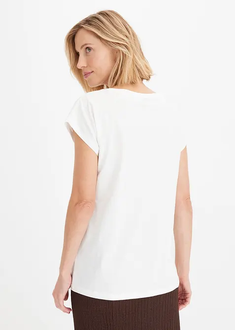 Topp i &oslash;kologisk bomull, bonprix