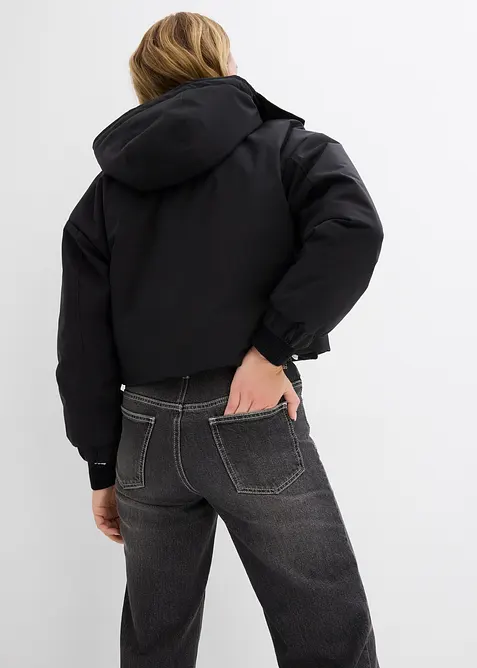 Outdoor-jakke i kort modell og vannavvisende materiale, bonprix