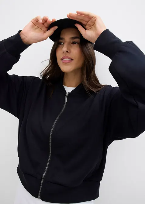 Bomberjakke av myk viskosemiks, bonprix