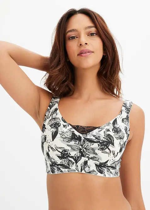 BH uten b&oslash;yle med &oslash;kologisk bomull (2-pack), bonprix