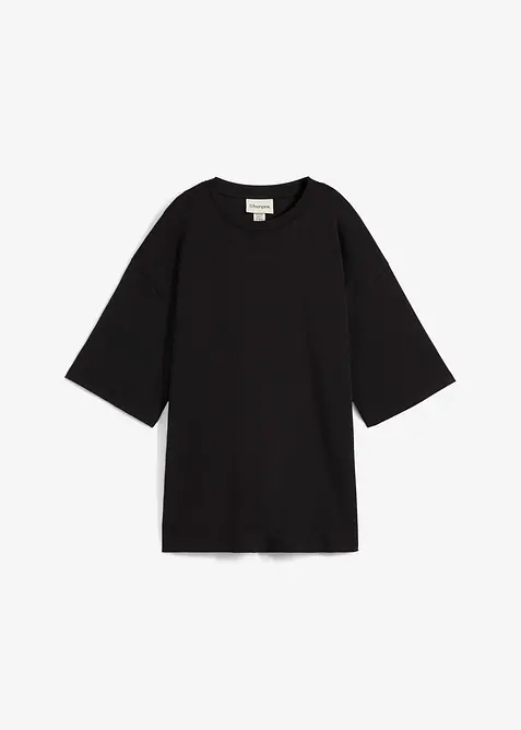 Lang topp i interlock-materiale, bonprix