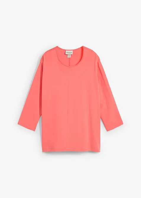 Topp i boxy-modell og &oslash;kologisk bomull, bonprix