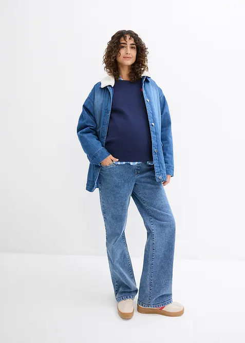 2-i-1-mammasweatshirt i økologisk bomull, bonprix