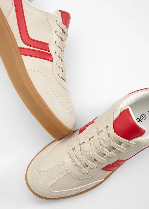 Platåsneakers i retrostil, bonprix