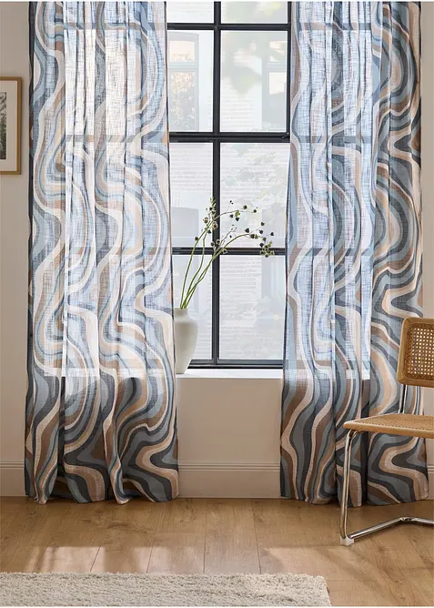 Gardin med resirkulert polyester (1-pack), bonprix