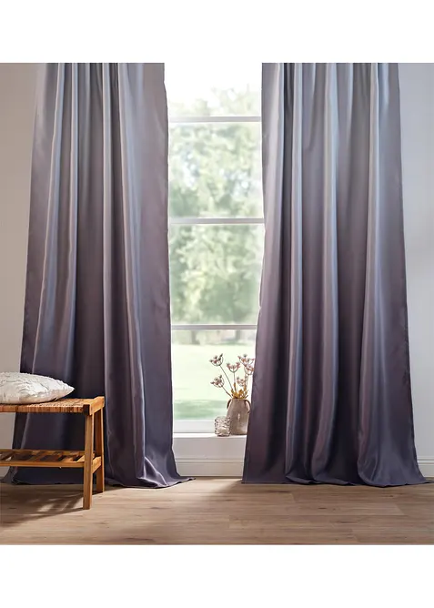 Mørkleggingsgardin med fargegradering (1-pack), bonprix
