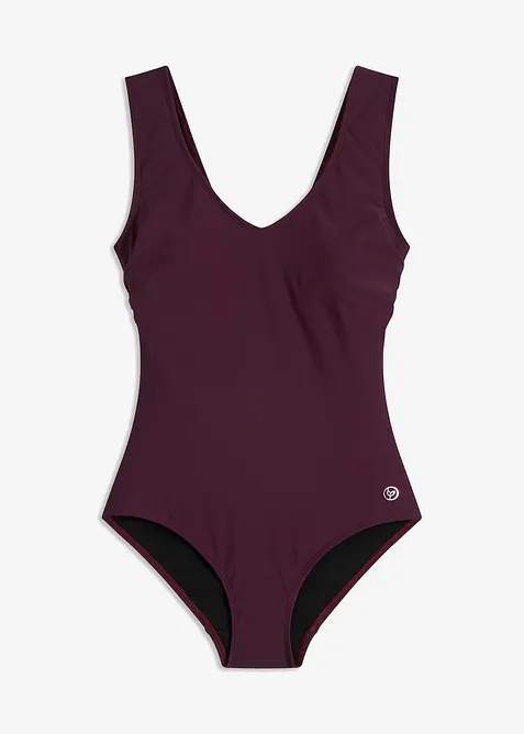Shape-badedrakt, middels formende med V-utringning, bonprix