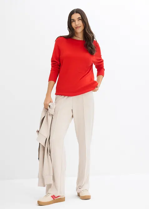 Finstrikket genser, bonprix