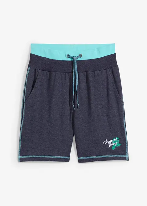 Sweatshorts i bomullsmiks, bonprix