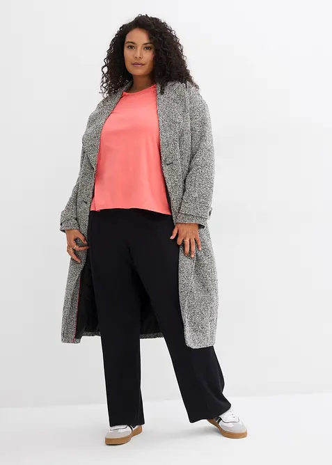 Topp i boxy-modell og &oslash;kologisk bomull, bonprix