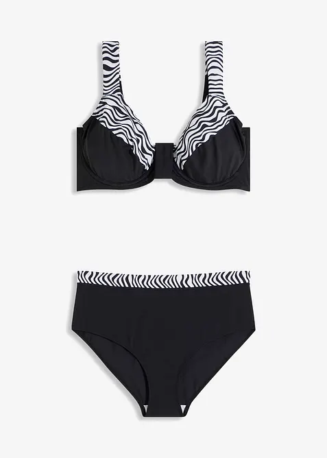 Minimizer-bikini med vatterte skulderbånd (2-delt sett), bonprix