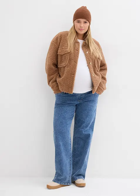 Mammajeans i &oslash;kologisk bomull, Loose Fit, bonprix