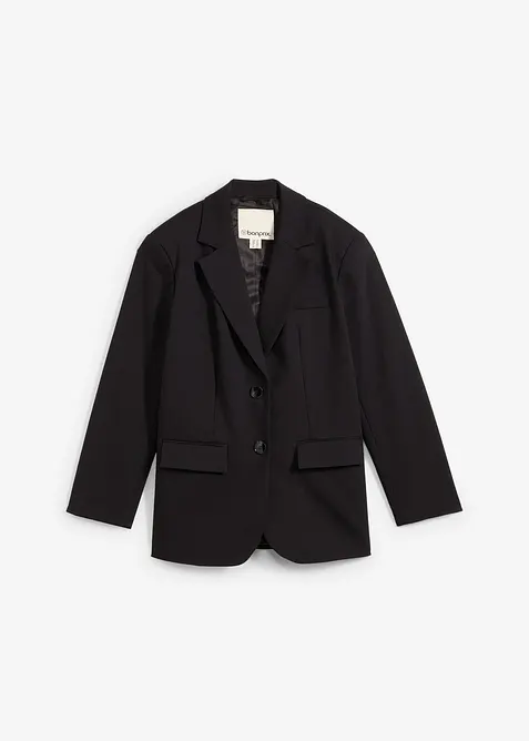 Oversized blazer med sm&aring; skulderputer, bonprix