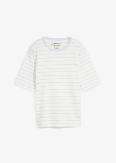 T-skjorte i formstabil, 100% økologisk bomull, bonprix