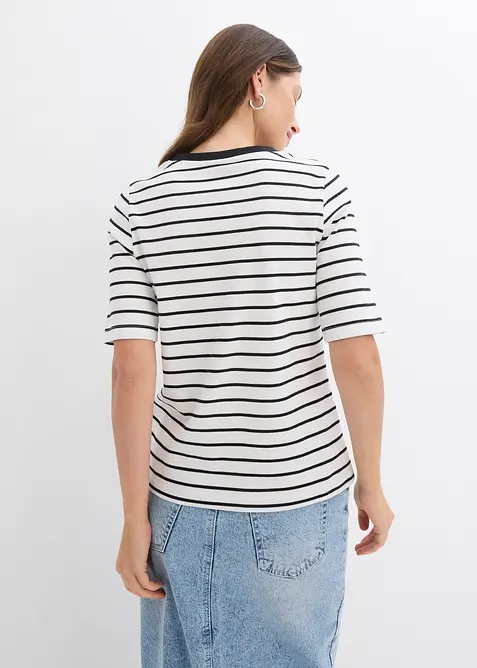 T-skjorte i formstabil, 100% &oslash;kologisk bomull, bonprix