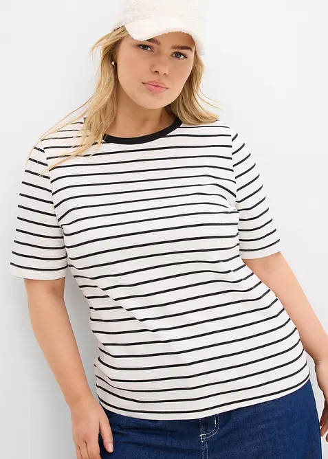 T-skjorte i formstabil, 100% &oslash;kologisk bomull, bonprix