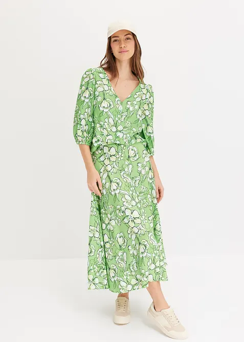 Midiskj&oslash;rt i lett viskosemiks, bonprix